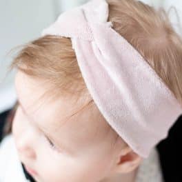 Twist haarbandjes oudroze