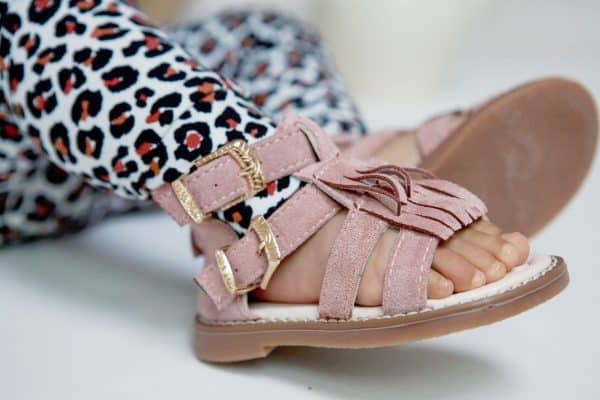 Fringe sandalen pink - Afbeelding 2