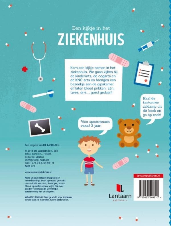 Zaklampboekje een kijkje in het ziekenhuis - Afbeelding 2