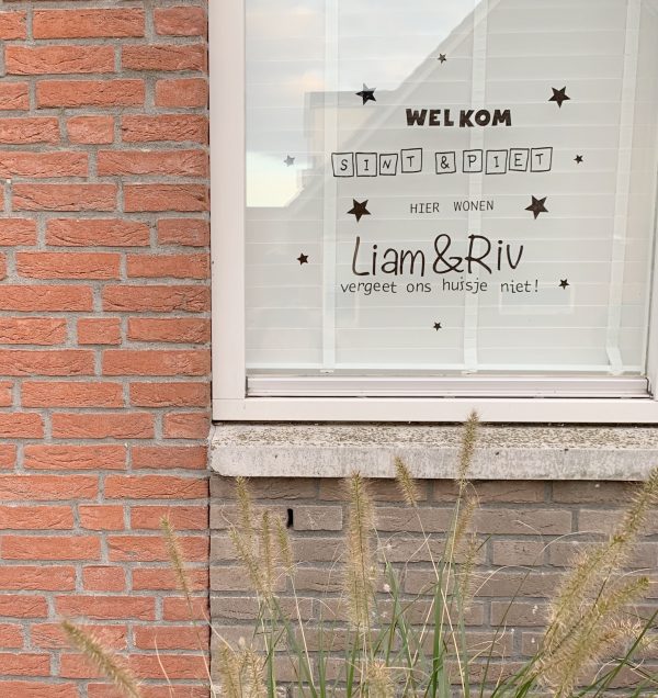 Sint en Piet raamsticker - Afbeelding 2
