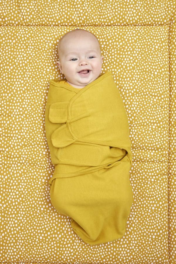 SWADDLEMEYCO INBAKERDOEK UNI - HONEY GOLD - 0-3 MAANDEN - Afbeelding 2