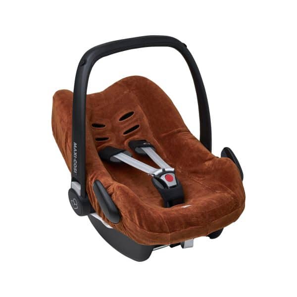 AUTOSTOELHOES VELVET - CAMEL - GROEP 0