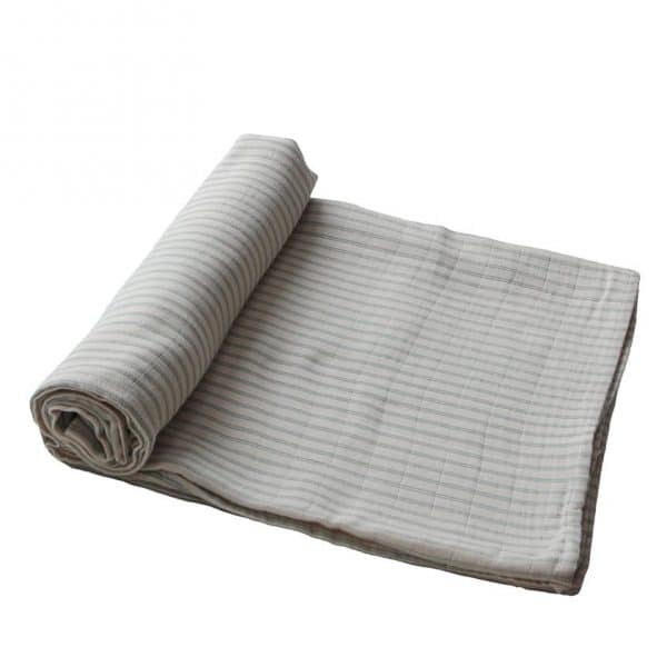 Swaddle sage stripes