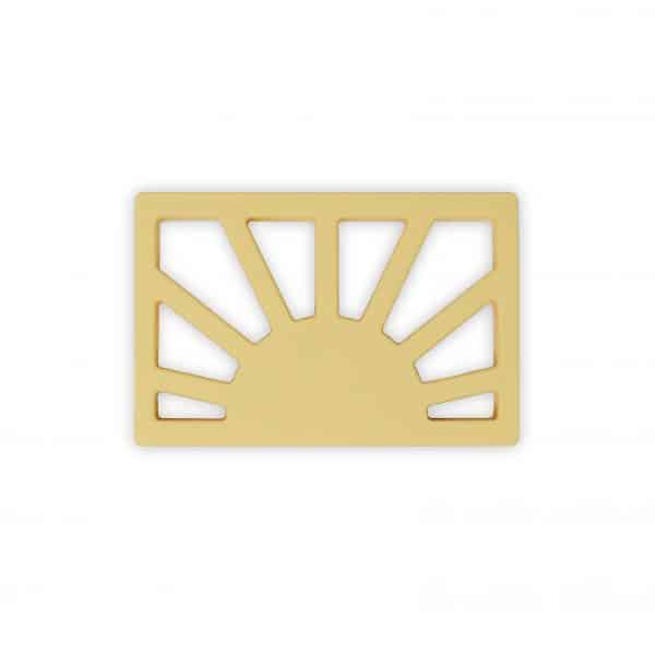 Mushie bijtring Sun Mutted yellow