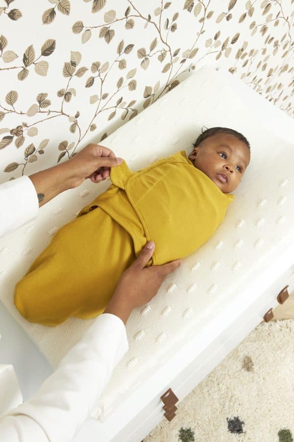 SWADDLEMEYCO INBAKERDOEK UNI - HONEY GOLD - 0-3 MAANDEN - Afbeelding 3