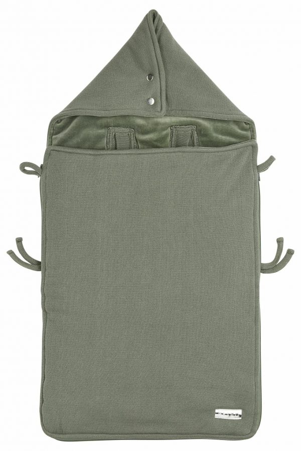 "Voetenzak Knit Basic - Forest Green - 40x82cm"