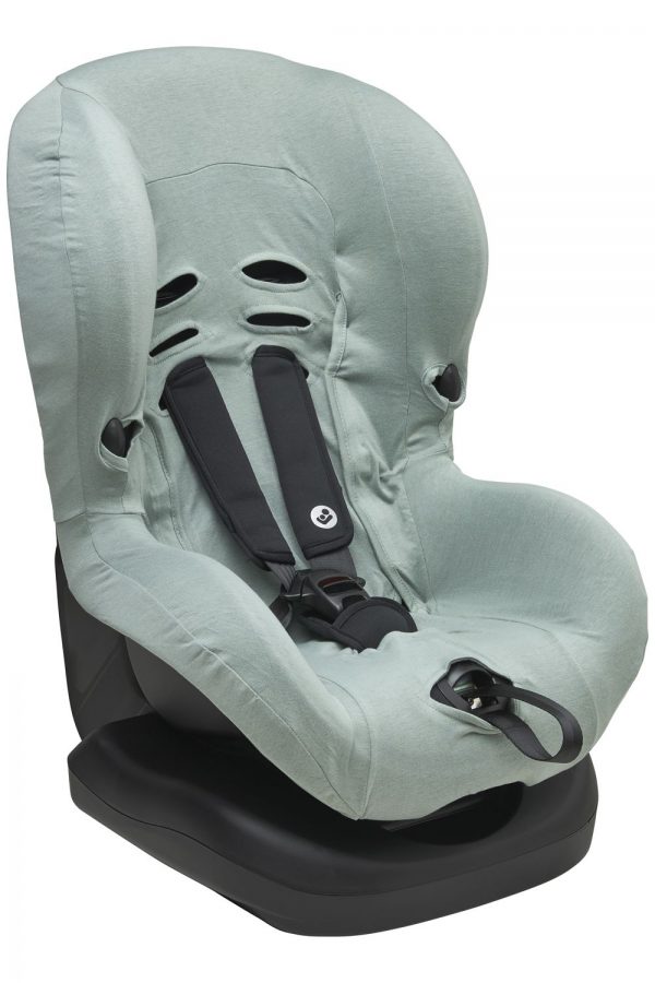 AUTOSTOELHOES BASIC JERSEY - STONE GREEN - GROEP 1