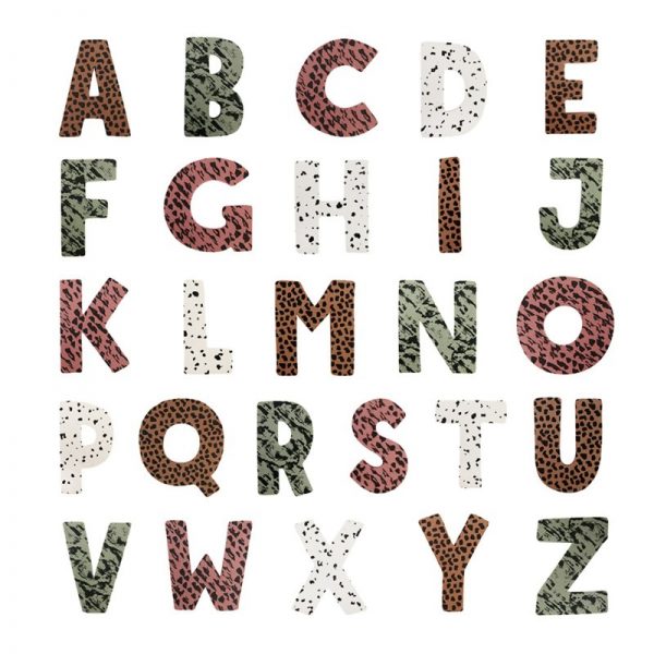 Badletters groen