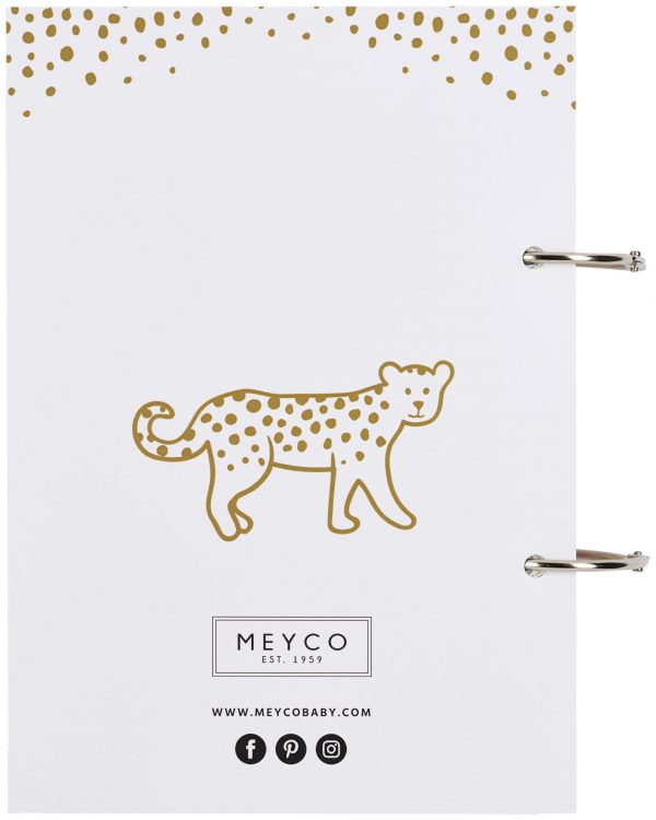 GEBOORTEKAARTJESBUNDEL CHEETAH - HONEY GOLD - Afbeelding 3