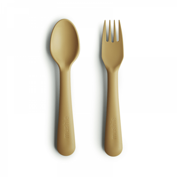 MUSHIE - FORK - SPOON - MUSTARD