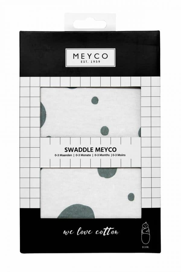 SWADDLEMEYCO DOTS - STONE GREEN - 0-3 MAAND - Afbeelding 2
