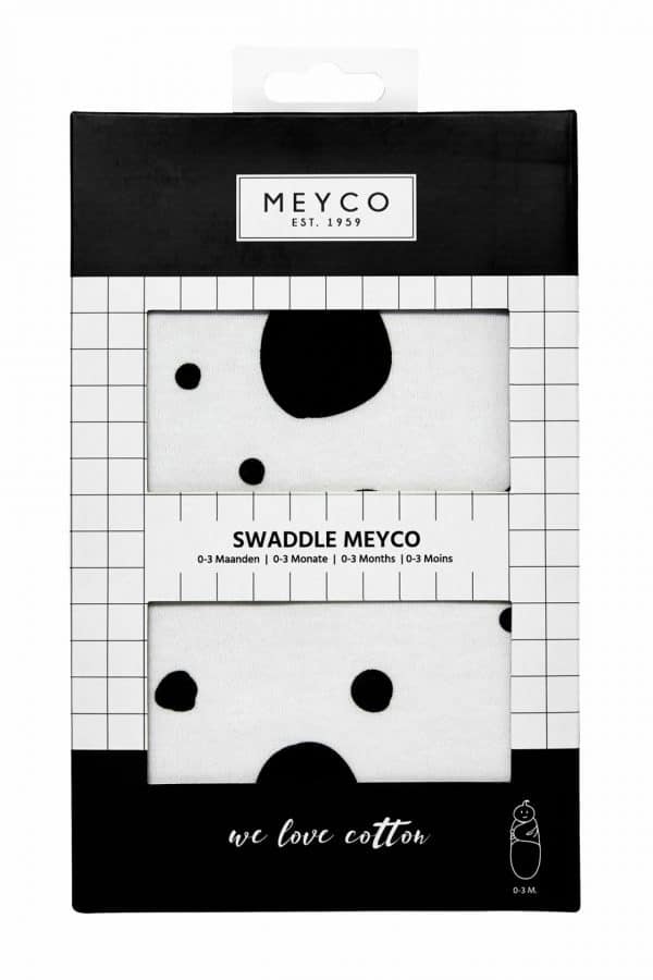 SWADDLEMEYCO DOTS - ZWART - 0-3 MAAND - Afbeelding 2