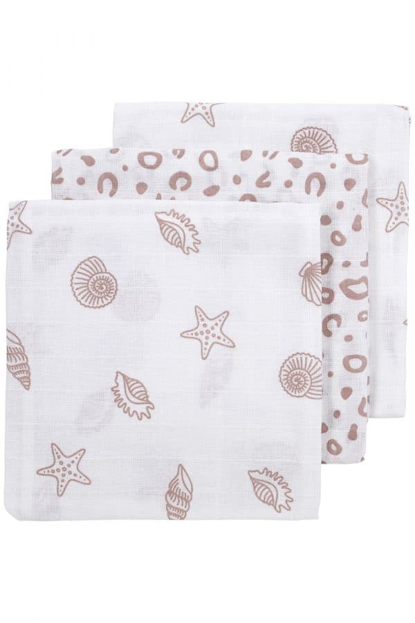 HYDROFIELE LUIERS 3-PACK SHELLS/BUBBLES- LILAC - 70X70 CM