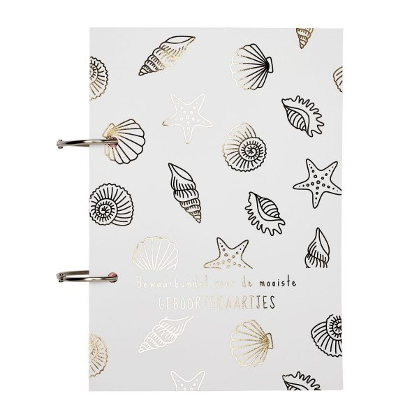 GEBOORTEKAARTJESBUNDEL SHELLS - GOLD EDITION