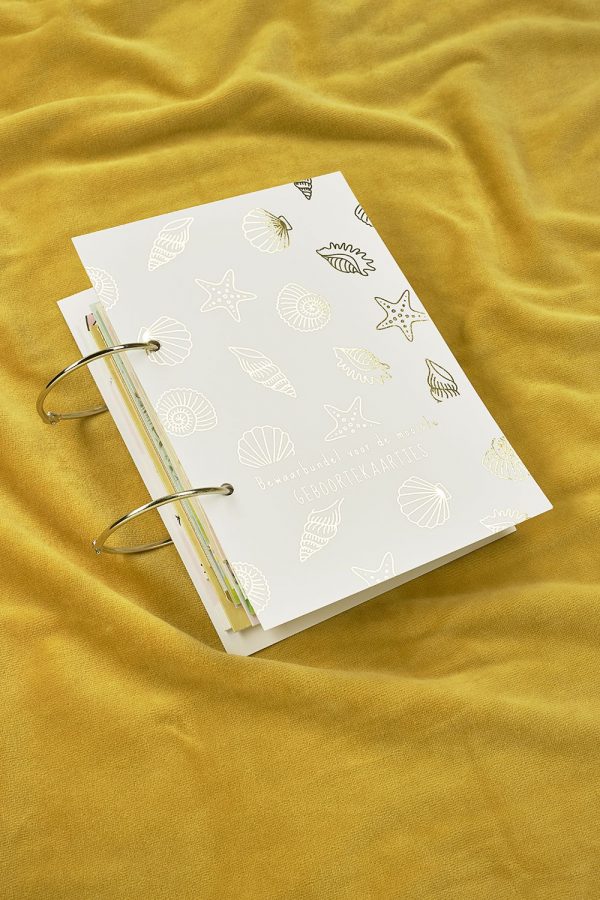 GEBOORTEKAARTJESBUNDEL SHELLS - GOLD EDITION - Afbeelding 3