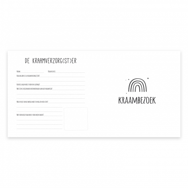 Kraambezoekboek | roestbruin witte regenboog - Afbeelding 8