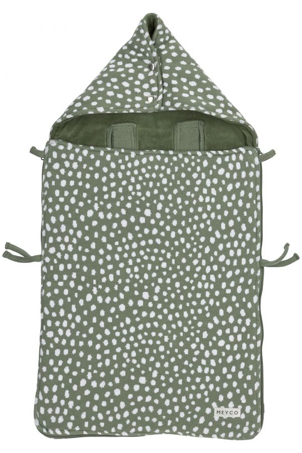 VOETENZAK CHEETAH - FOREST GREEN - 40X82CM