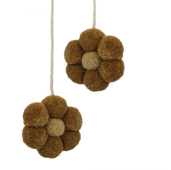 Pompon daisies mobile mustard - Afbeelding 3
