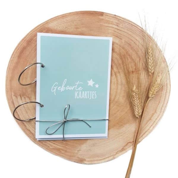 Bewaarbundel geboortekaartjes blauw - Afbeelding 2