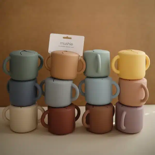 Mushie Siliconen Snack Cup | Daffodill - Afbeelding 5