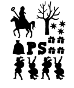 RAAMSTICKER | Uitbreidingsset Sinterklaas