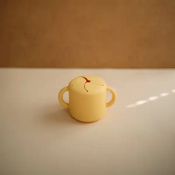 Mushie Siliconen Snack Cup | Daffodill - Afbeelding 4