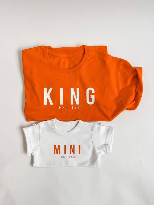 SHIRT KIDS | Losse twinning shirt koningsdag - Afbeelding 2