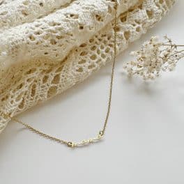 Mama ketting RVS Moederdag Goud sierlijk