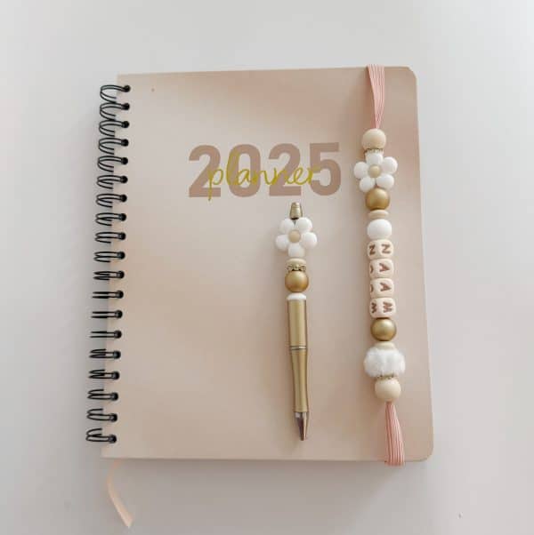 Cadeauset agenda zalm roze