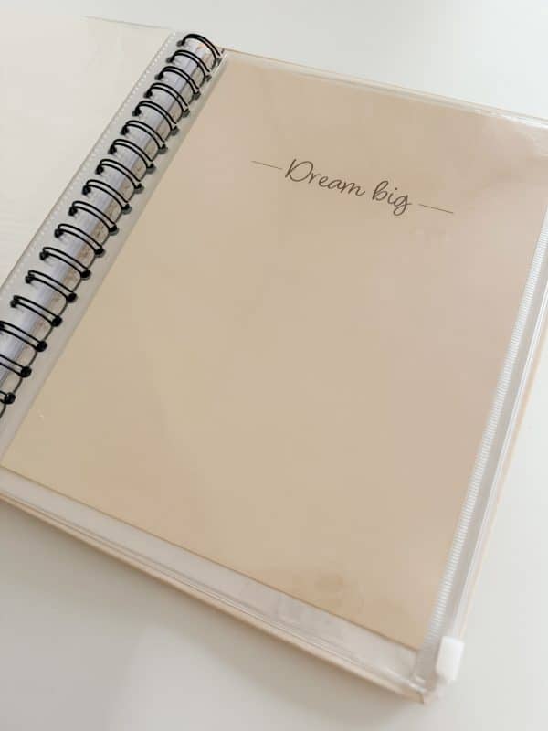 Cadeauset agenda zalm roze - Afbeelding 2